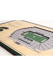 Michigan State Spartans 3d Desktop Stadium View Green Desk Accessory 6860352