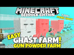 Minecraft Bedrock Fast Ghast Farm