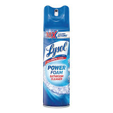 lysol power foam bathroom cleaner 24oz