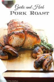 pork roast recipe with garlic and