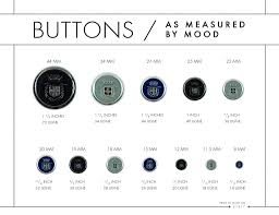 Mood Diy Button Size Chart Types Of Buttons Diy Buttons