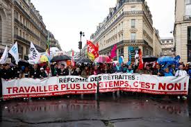 french pension reform unions slam