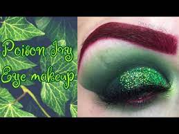 poison ivy eye look makeup tutorial