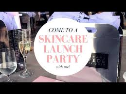 inside a skincare brand s launch party