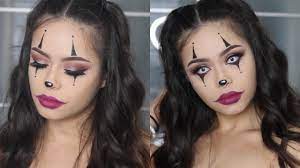 easy clown halloween makeup tutorial