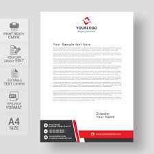 Business Letterhead Format In Word Free Download Corporate Design