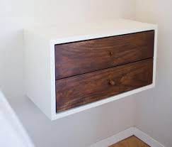The nightstand is designed to float on the wall, attached to the wall , it's a moderately easy install for someone with basic tools (drill, and a screwdriver) a matte acrylic varnish is applied to the wood, leaving the pore open and. How To Build A Diy Floating Nightstand Full Tutorial And Instructions