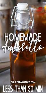 homemade amaretto recipe taste of the