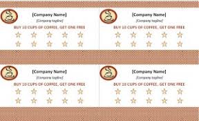 Punch Card Template Punch Card Template Free