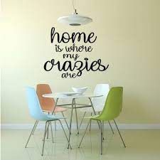 Funny Wall Decals For Mom Home Is Where