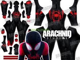 Who doesn't love miles morales? Miles Morales Into The Spider Verse Dye Sub Spandex Lycra S Guy Costume