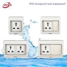 Ip55 Waterproof Dust Proof Socket Light