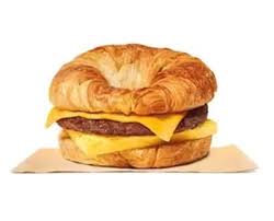 a sausage egg and cheese croissant is a