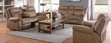 knoxville brown reclining sofa and