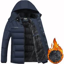 Thick Warm Mens Winter Jacket Windproof