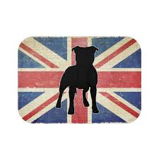 union jack staffordshire bull terrier