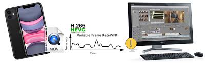 tips for editing iphone hevc vfr videos