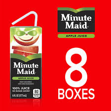 minute maid 100 apple juice 8 pk 6