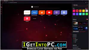 Need every ounce of power your machine can give you? Opera Gx Gaming Browser 64 Offline Installer Free Download