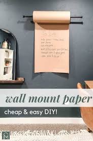 Diy Kraft Paper Roll Holder Tutorial