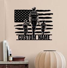 Metal Wall Art Police Officer Sign