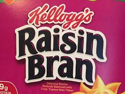 raisin bran cereal nutrition facts