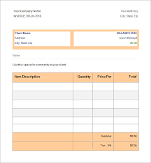 52 Sample Blank Invoice Templates 16183600056 Sample Invoice