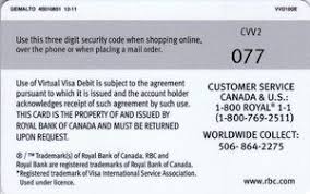 Check spelling or type a new query. Bank Card Rbc Royal Bank Virtual Visa Debit Royal Bank Of Canada Canada Col Ca Vi 0063