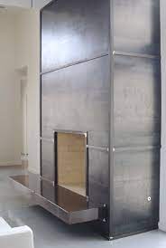 Metal Wall Panel Metal Fireplace