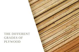 For plywood as a rigid air barrier. What Are The Different Grades Of Plywood