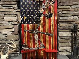 Old Glory Carved Compound Bow Rack