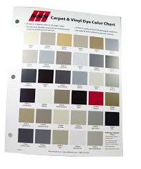 Carpet Vinyl Dye Color Chart