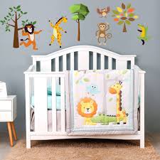 Animal Safari Crib Bedding Sets