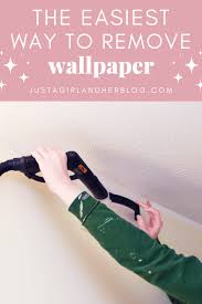 the easiest way to remove wallpaper