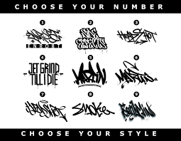 create graffiti tag logo your name by