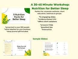 better sleep with interactive worksheet
