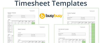 printable timesheet templates free
