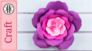 learn to make giant paper roses in 5