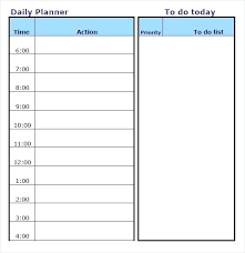 Daily Schedule Template For Kids Vivafashion Info