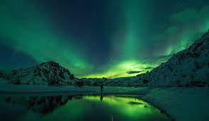 the northern lights in iceland