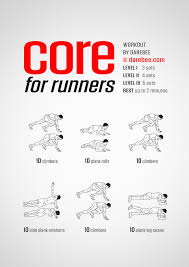 core for runners workout