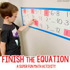 Finish The Equation Math Activity