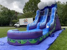 Maryland water slide rentals from backyardamusements.com; Blue Lagoon Water Slide Inflatable Bounce Houses Water Slides For Rent In Nashville Tn