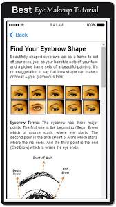 tutorial eye makeup and eyebrows by