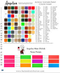 Angelus Color Chart Paint Brands Magenta Color