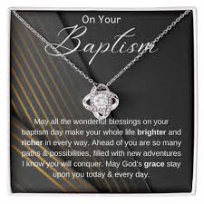baptism gift baptism gift necklace