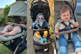 baby sit in a front facing stroller
