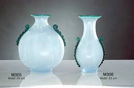 handicraft venetian glass vase murano