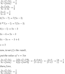 Answer Maths Linear Equations