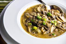 mushroom wild rice soup recipe